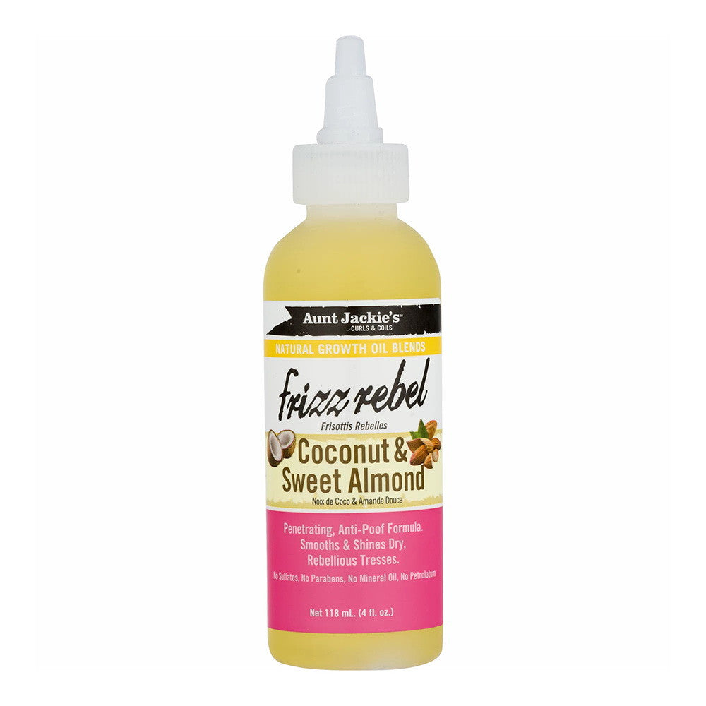 Aunt Jackie Natural Growth Oil Coconut & Sweet Almond, 4 Oz